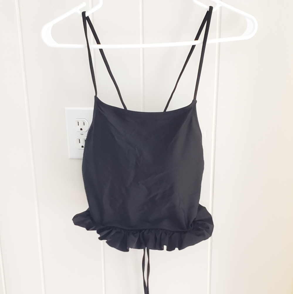 Black Swim Top